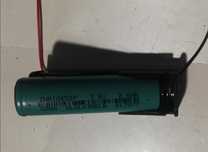 suporte da bateria, 18650, 1 entalhe,