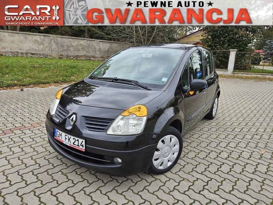 Renault Modus 1.2 75KM sprawna klima bez korozji BEZWYPADKOWY Film GWARANCJA