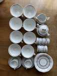 Zestaw filiżanek porcelanowych CERAM Fine Royal Porcelain - Nowy