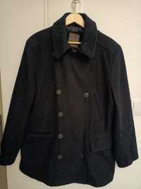Easy płaszcz damski czarny XL płaszczyk kurtka
