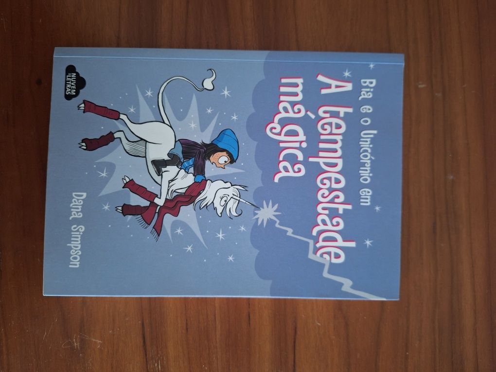 Livros colecção Bia e o Unicórnio