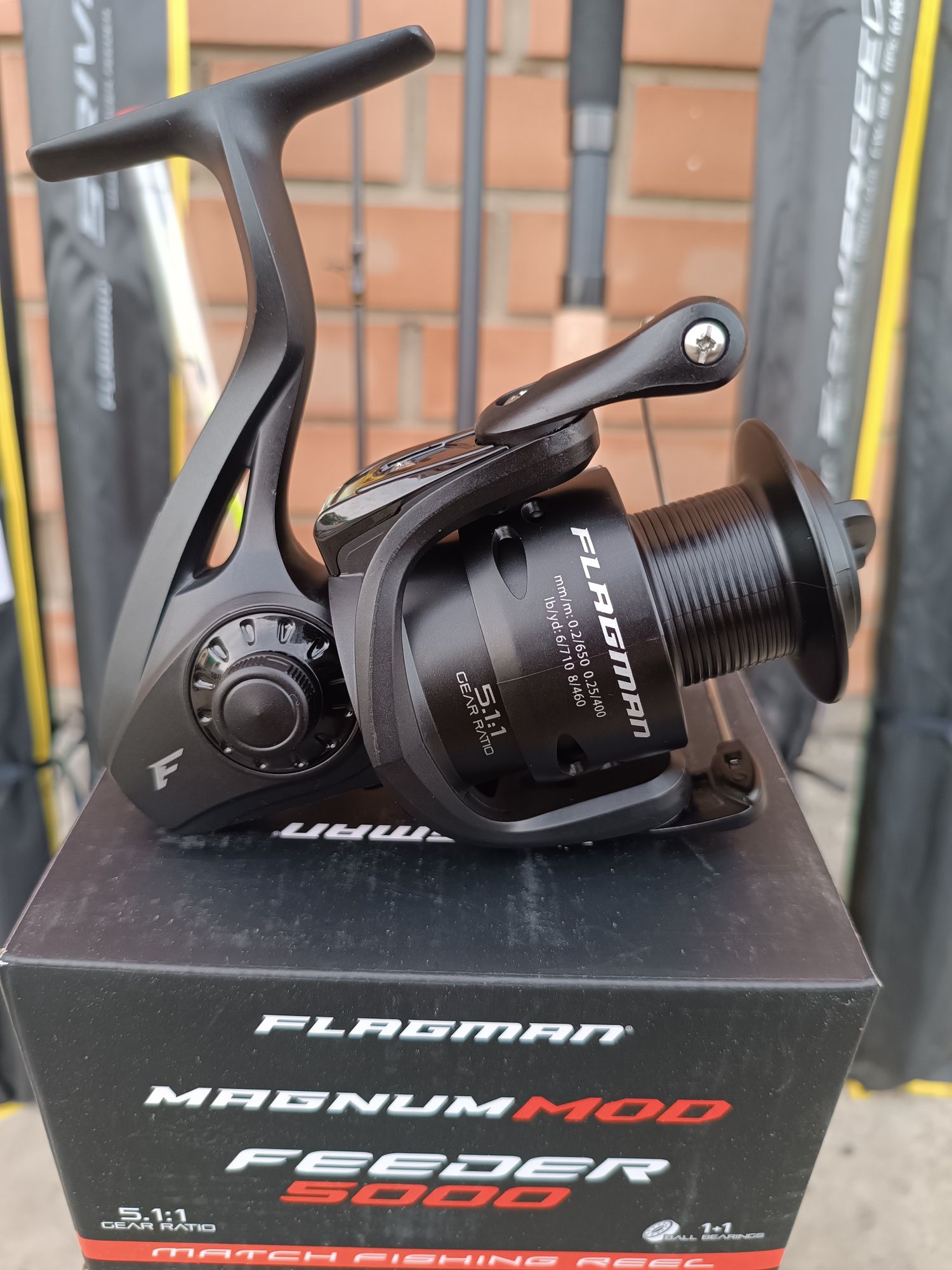 Розпродаж.Фідер Flagman S-river 3.6/3.9 150г + Катушка 5000