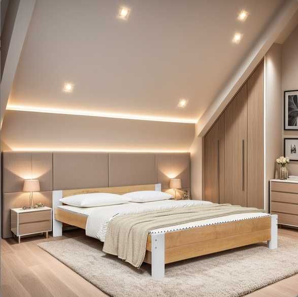 ASPEN 120x200 łóżko mega mocne drewno +150kg DOWOLNY WYMIAR i KOLOR