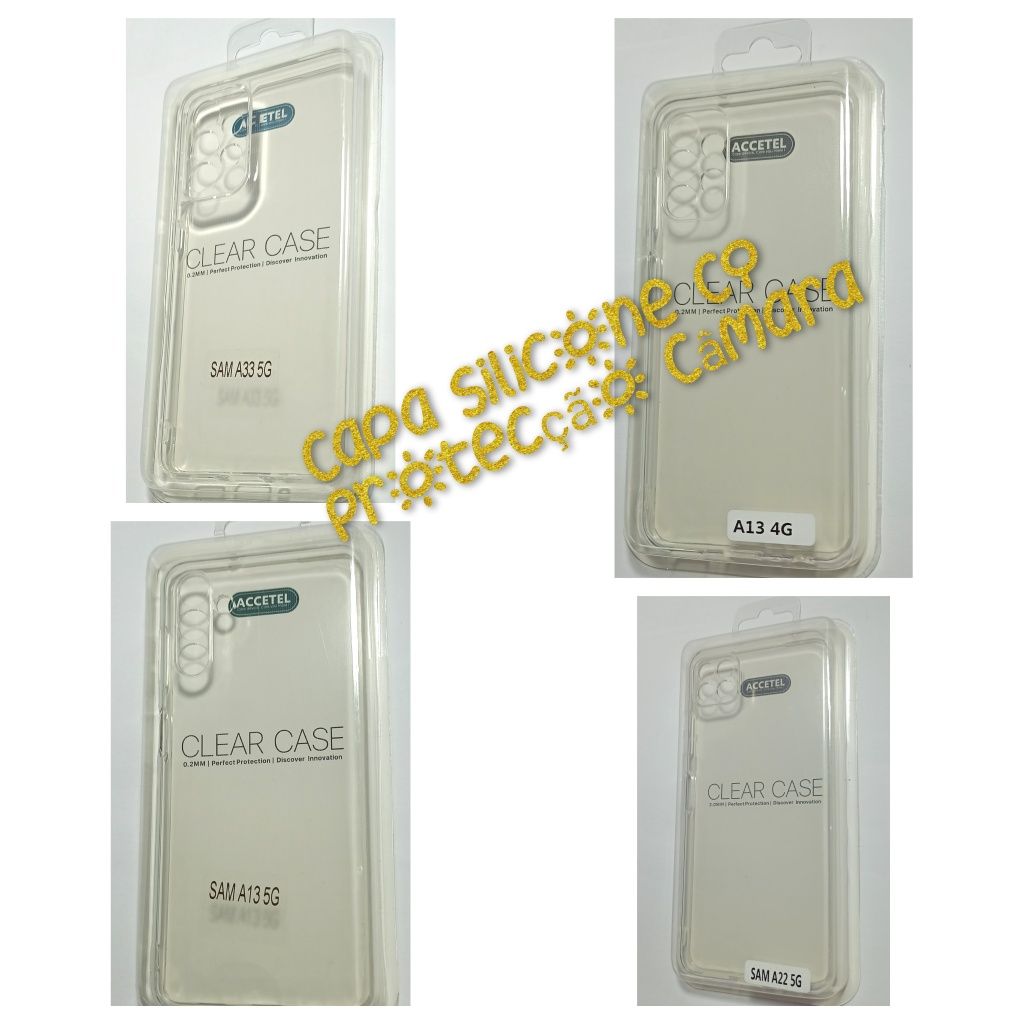 Capa Sil. C/ P. C. A13 4G / A13 5G / A22 5G / A33 5G / M23 5G / A04S