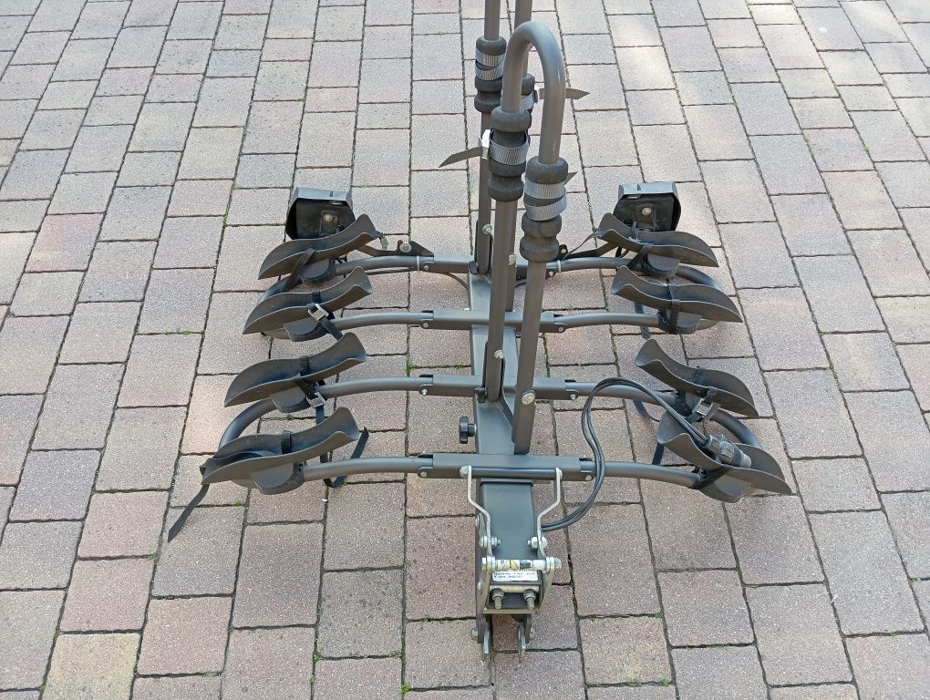 Bagażnik rowerowy na hak 4 rowery