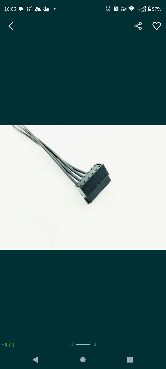 Nowy 45 CM kabel MINI 4 Pin do SATA SSD zasilania Lenovo