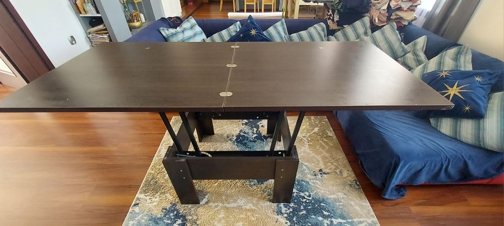 Ława  stół rozkładana 80x90 po rozłożeniu 180x90x78