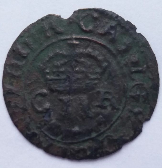 Dm, moneta 1632-39, 2 pensy pence Karol I Szkocja starocie