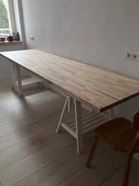 Piękne drewniane biurko -JAK NOWE - lite drewno