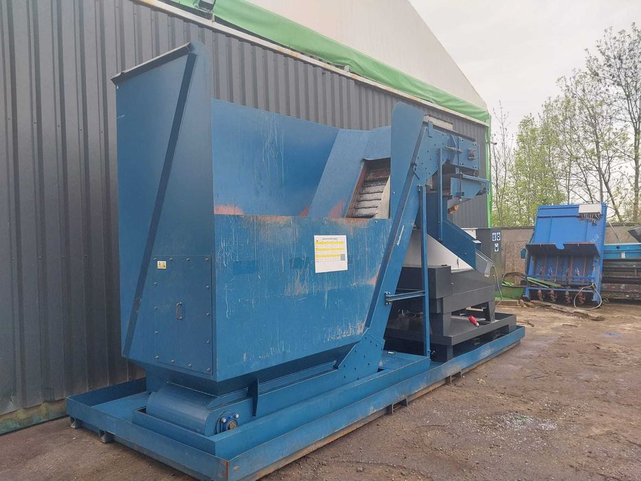 prasa do złomu, brykieciarka do wiórów aluminiowych Mütek NEM 300