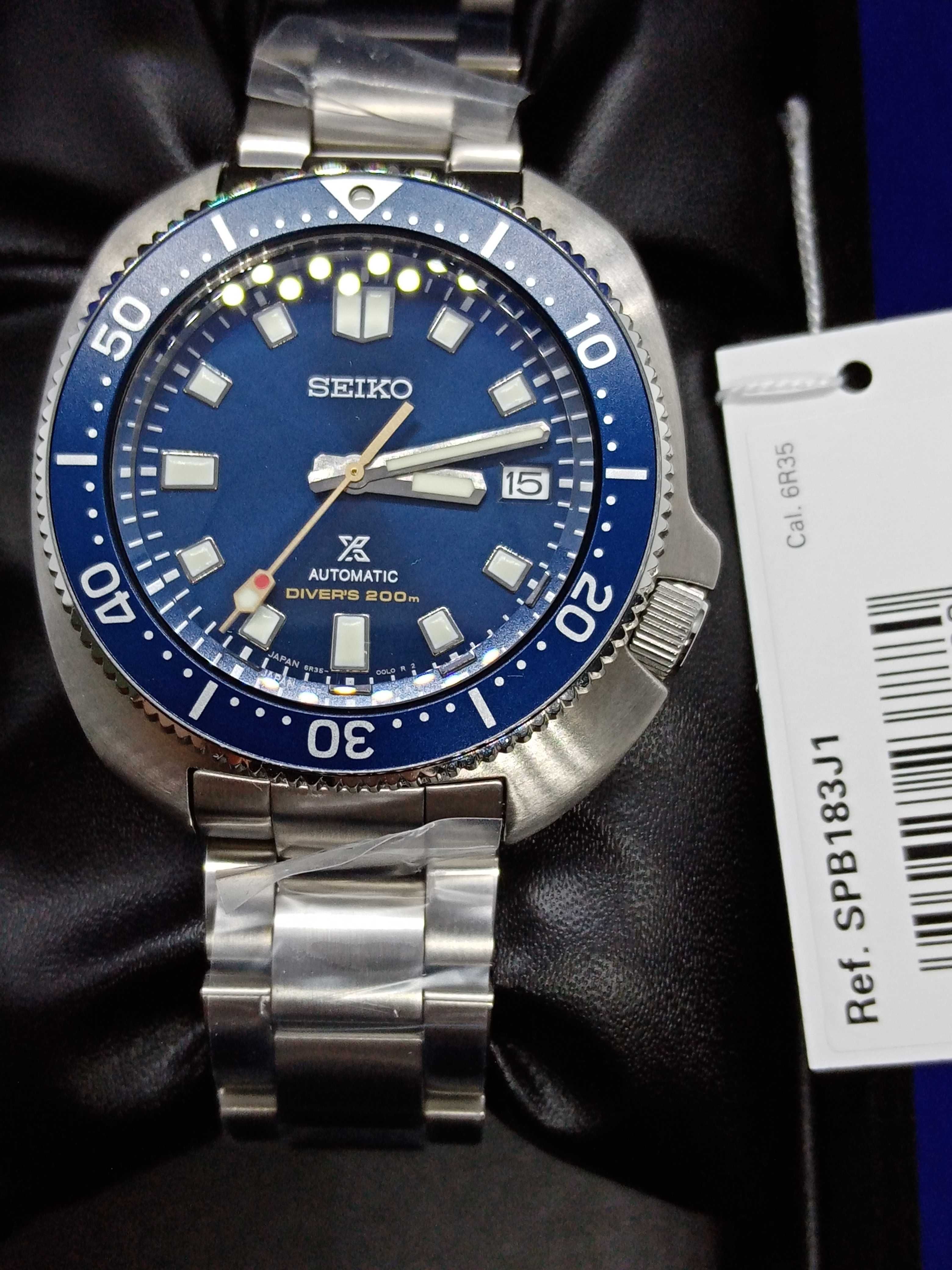 Seiko Captain Willard Azul SPB183J1 Edição Limitada 5.500 unidades