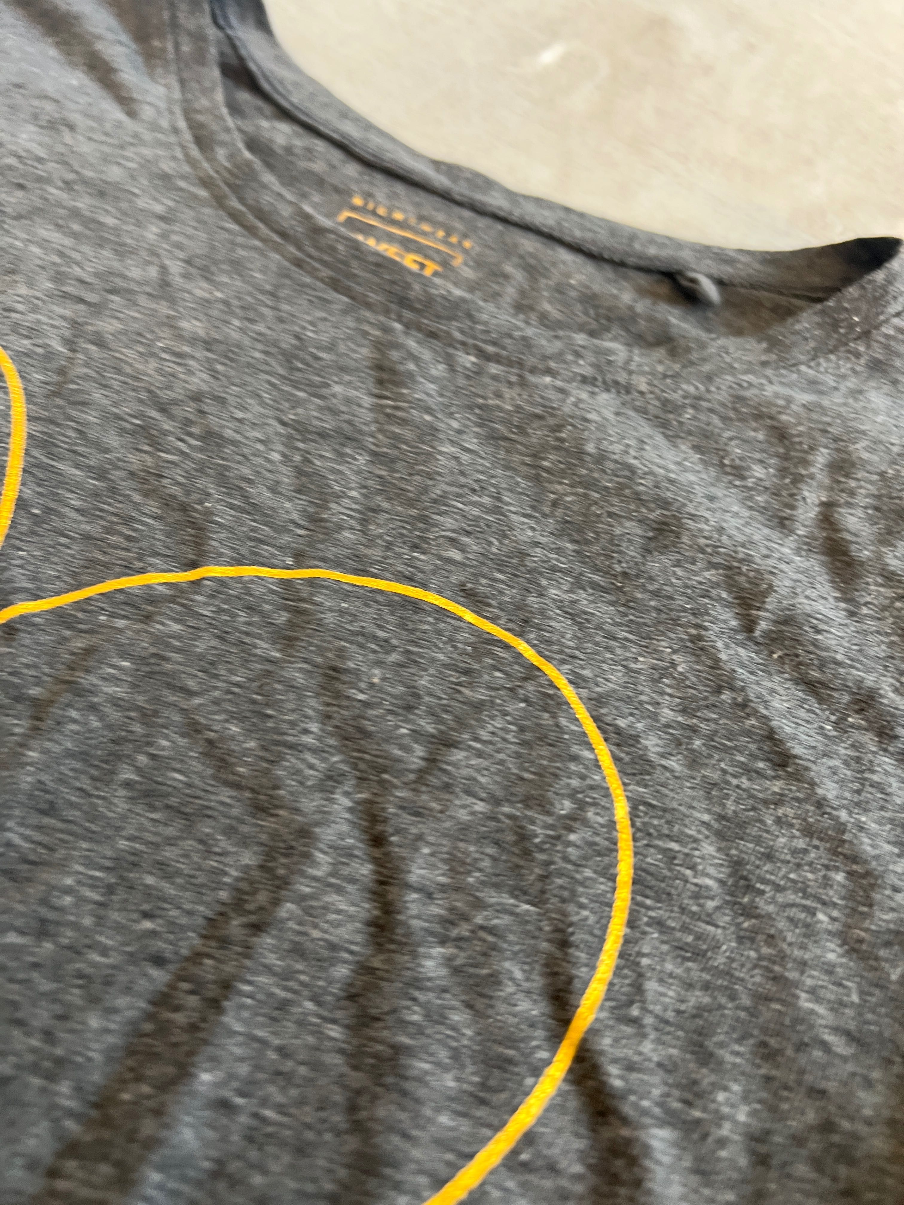 T-shirt / bluzka / koszulka z krótkim rękawem szara / grafitowa