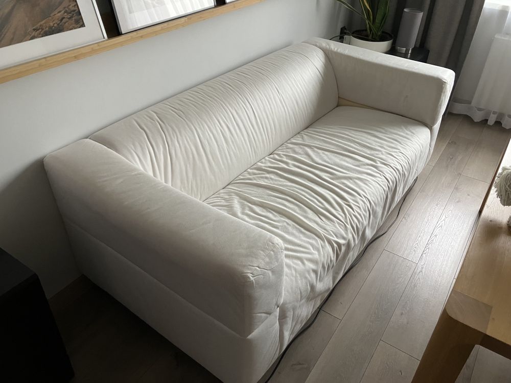 Sofa 2 osobowa szara z ikei Klippan