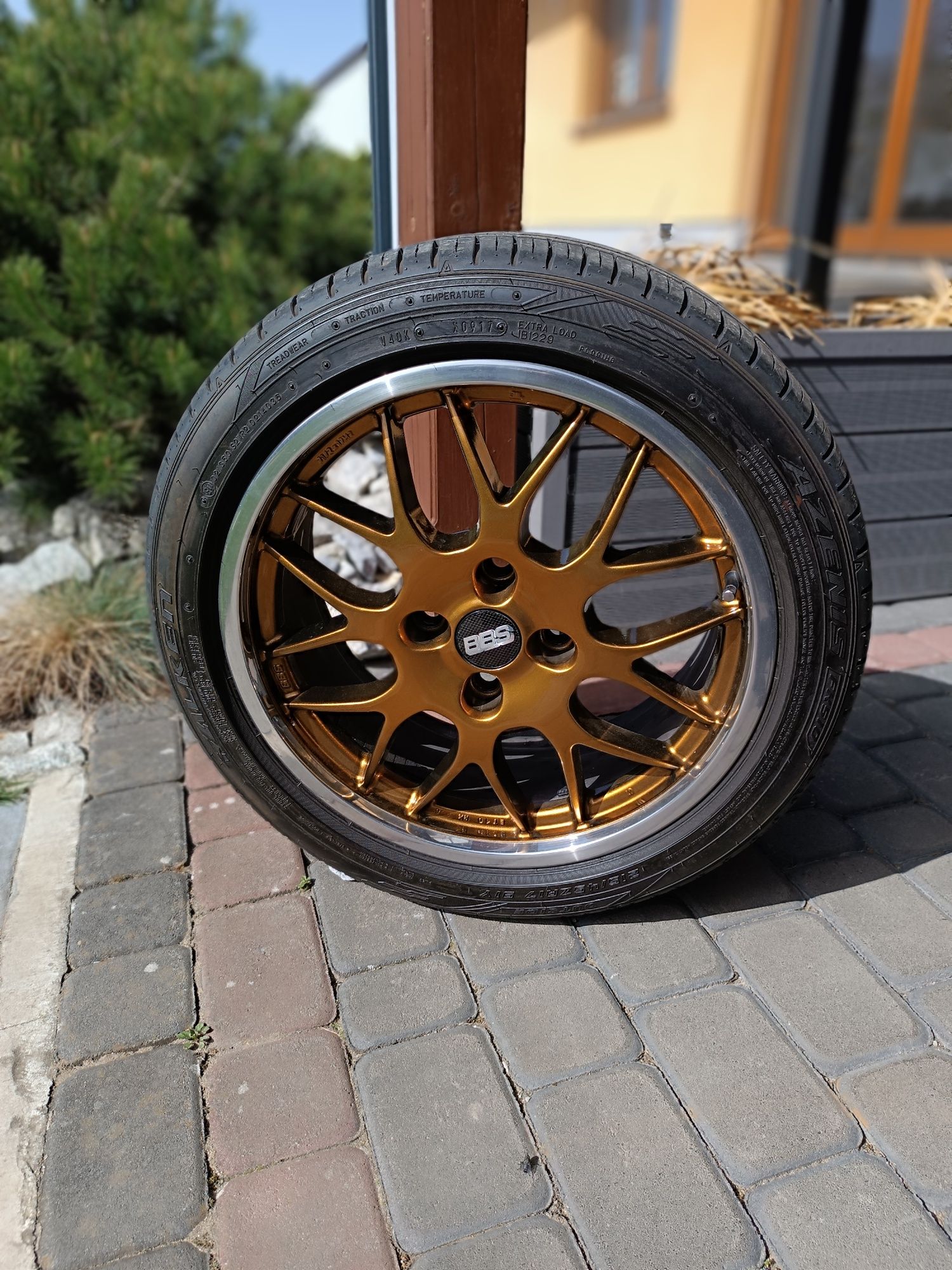 Felgi BBS 4x114.3 17 Honda opony Falken 215/45/17