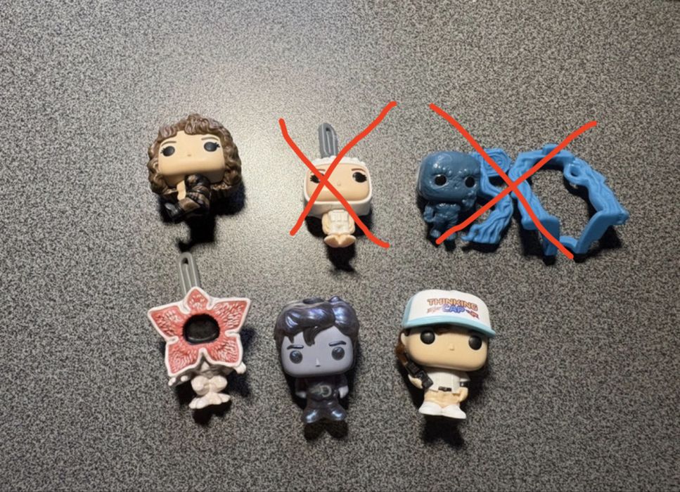 figurki stranger things kinder joy nancy vecna steve up dustin demo