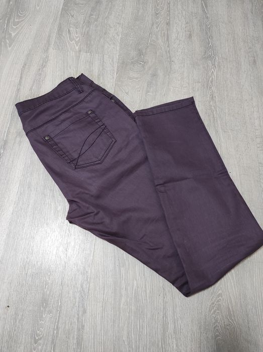 Брюки, штаны под мокасины, штаны сливового цвета.