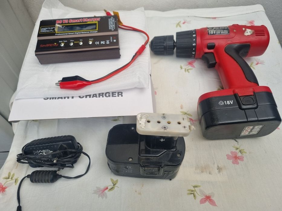 Carregador universal+berbequim sem fios