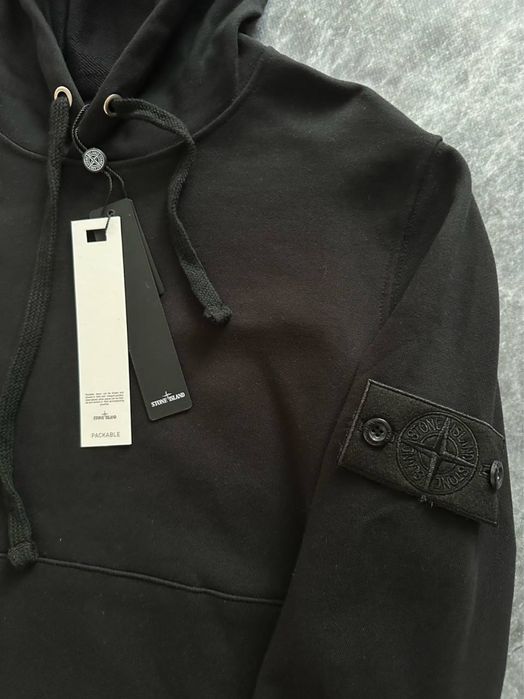 Чорна худі Stone Island чоловіча, нова з бірками