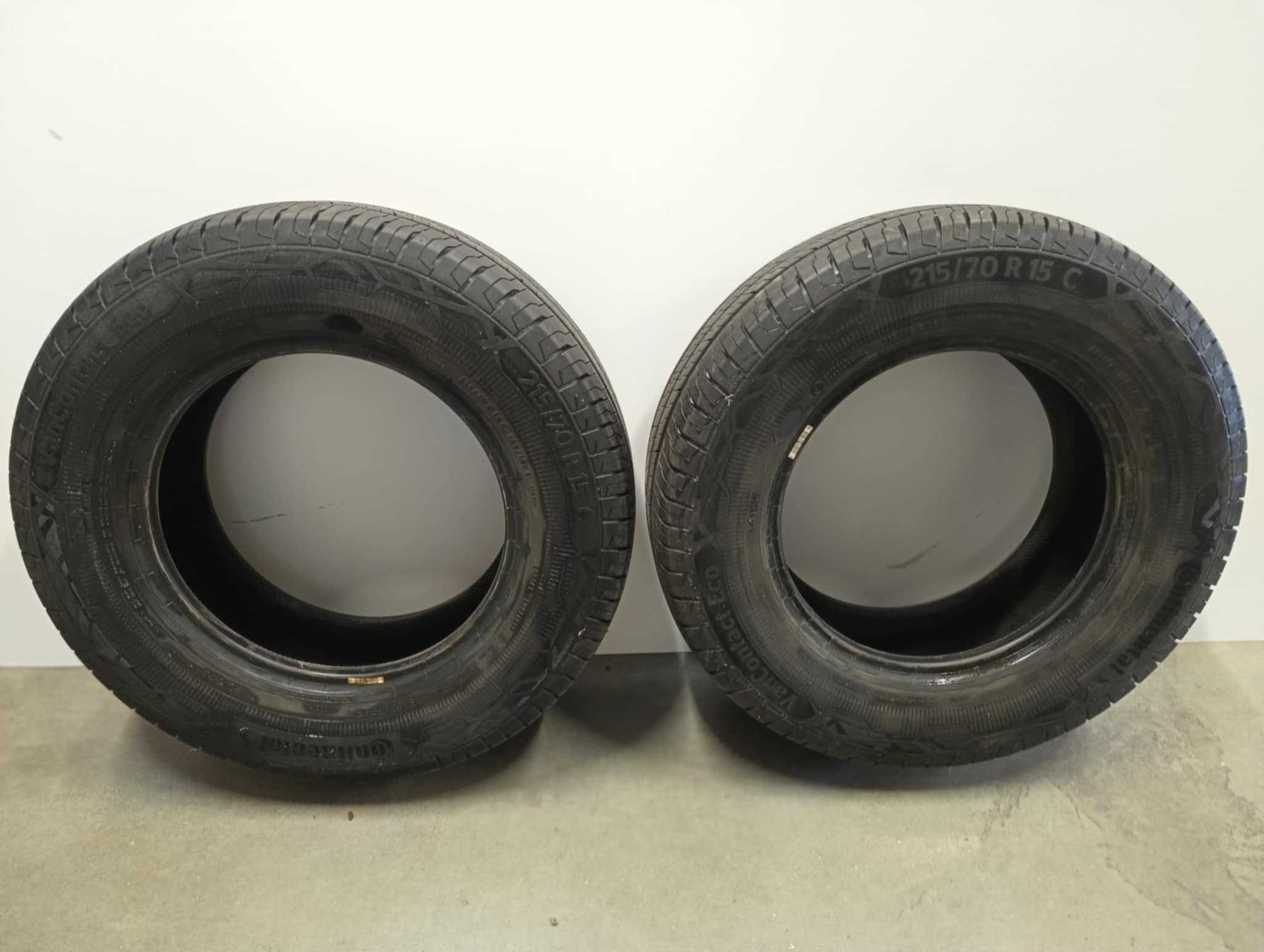 Cztery letnie opony Continental Vancontact Eco 215x70xR15C