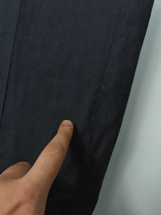 Corneliani wełniane męskie spodnie wizytowe 50 R