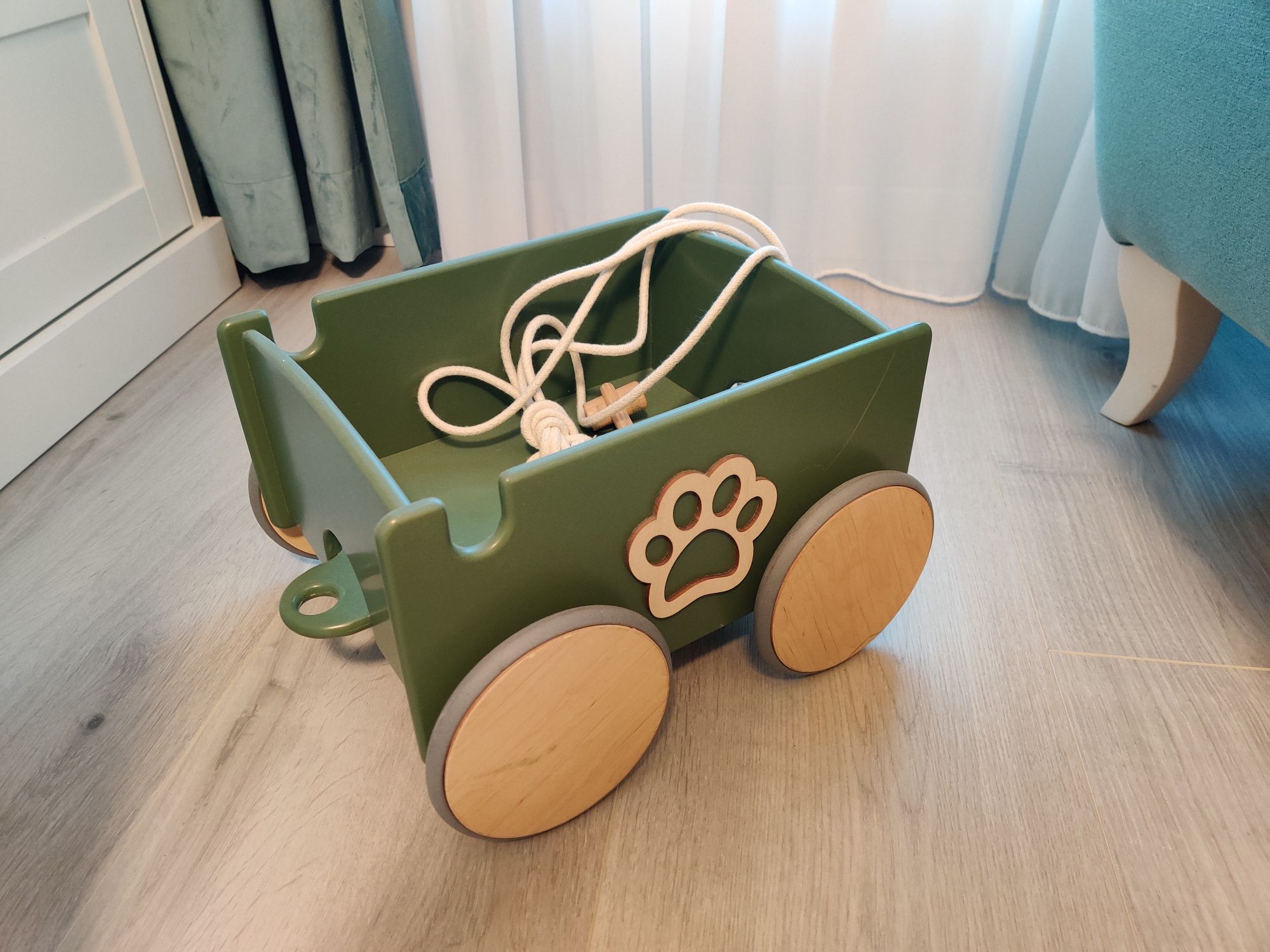 Pchacz jeździk i przyczepa dla dziecka Tuktuk