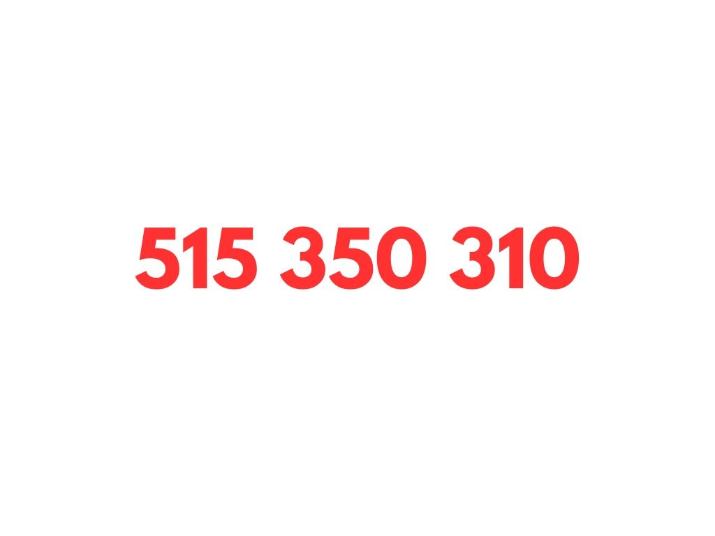 515_350_310 Starter NJU-MOBILE Karta SIM UNIKATOWY Złoty Łatwy Numer