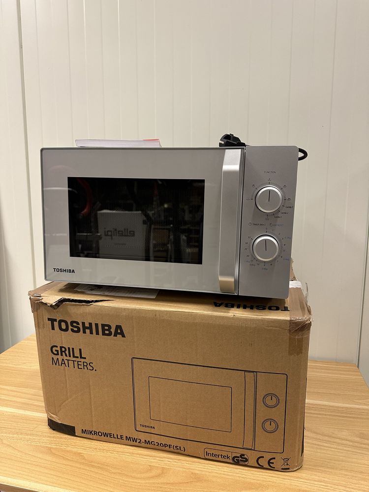 Mikrofalówka TOSHIBA 20l, kuchenka mikrofalowa z grillem 1000W