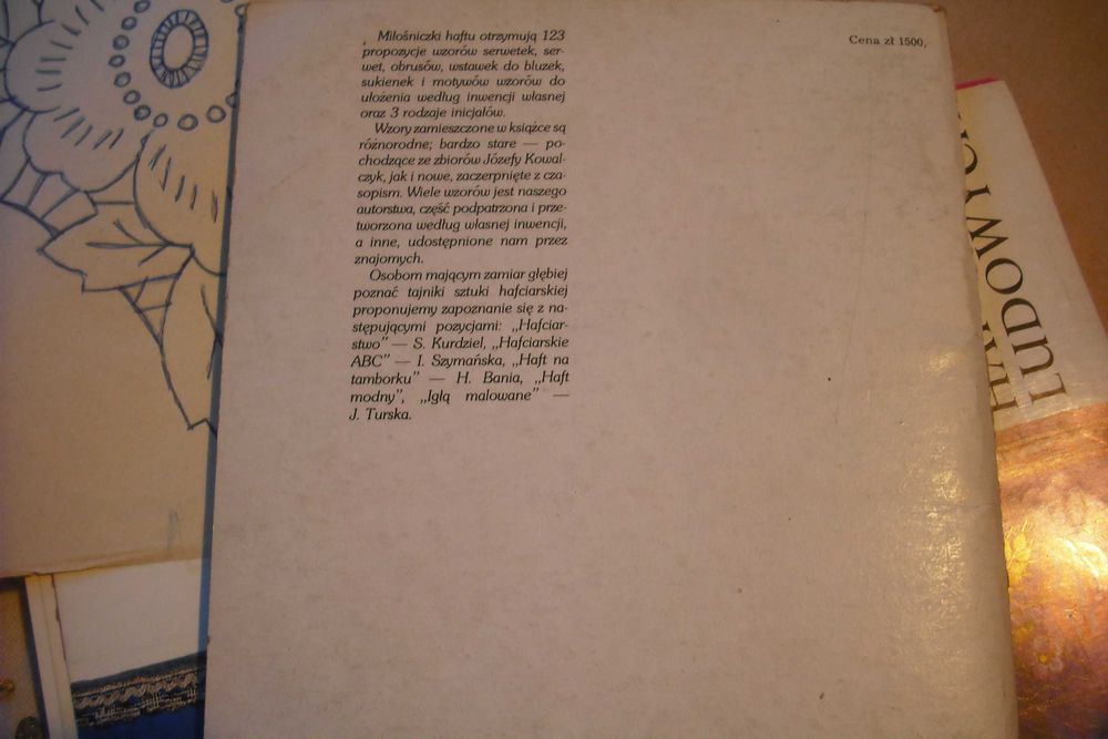 Książka Haft Richelieu  H Kowalczyk, Alicja Wrutniak wyd 1988 Pomorze