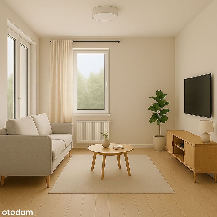 Urocze dwupokojowe mieszkanie na Kutrzeby