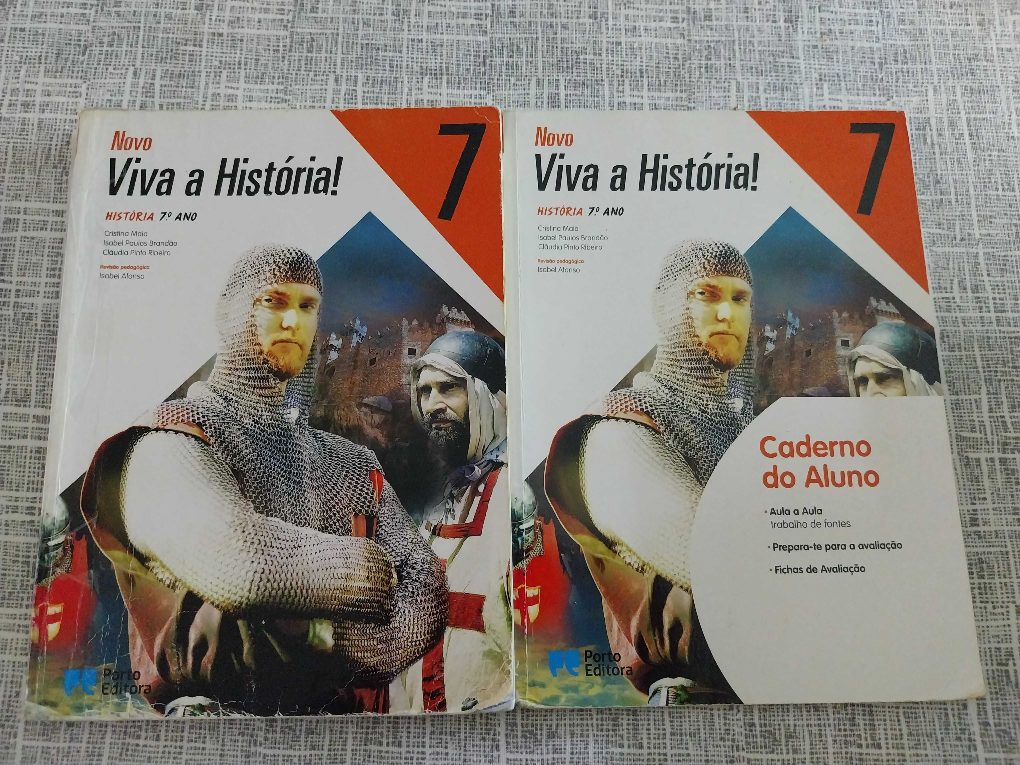 Manual e caderno de actividades História 7° ano