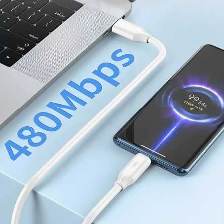 Кабель USB * Type - C для швидкої зарядки смартфона 6А