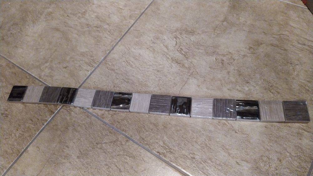 płytka listwa ścienna dekor mozaika Biloba Tubądzin