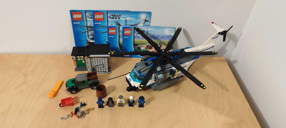 LEGO City 60046 Helikopter policja i kryjówka złodziei