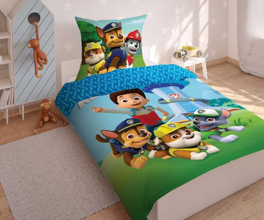 2 x Pościel Psi Patrol Kołdra 200 x 140cm  + Poduszka 80 x 70 cm NOWA
