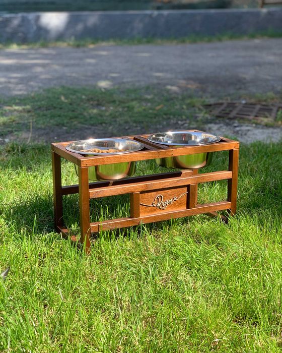 Подарунок для собаки! Підставка для лабрадора, миски 1,8 л в комплекті