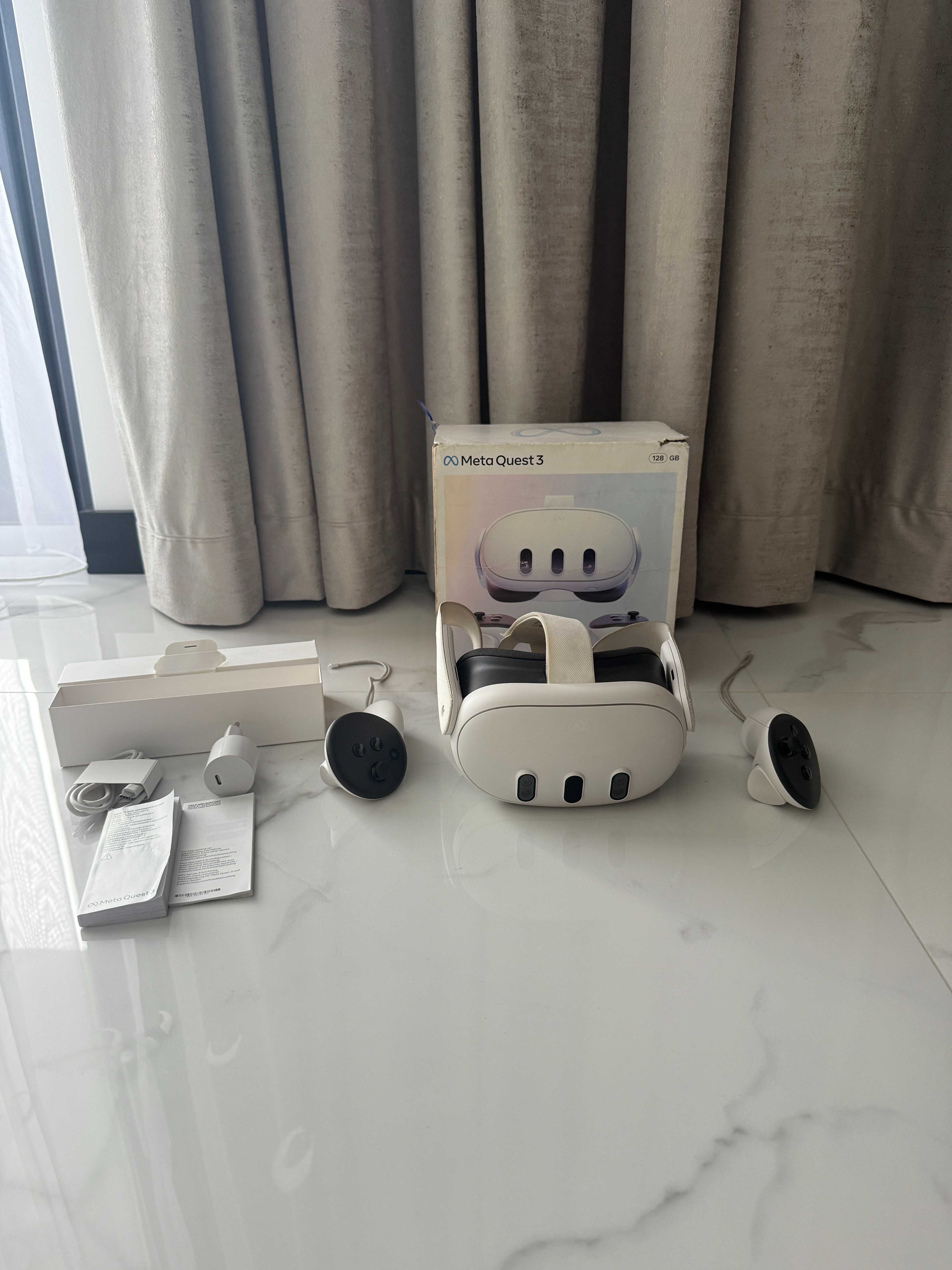 Gogle Meta Oculus Quest 3 128GB VR wirtualna rzeczywistość Okulary