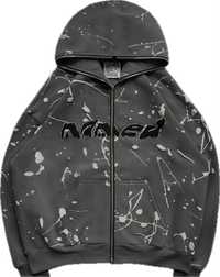 Zip hoodie весняна зіпка сірого кольору Maison Margiela