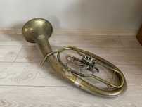 Instrument dęty blaszany duży 80cm