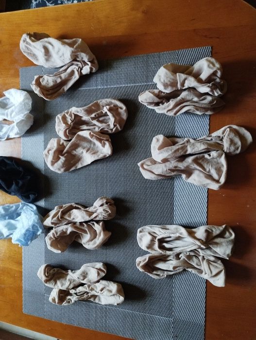 Stopki pończochiwe damskie 7 par po 5 zl