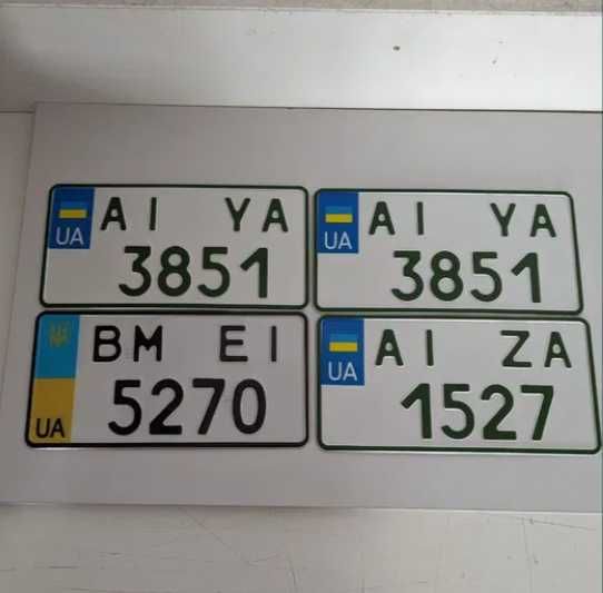 ‼️Дешево‼️ Дубликат автономера, квадратні американські номери автомобі