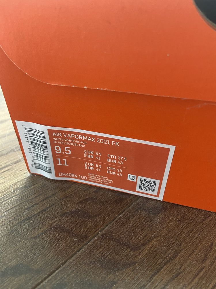 Nike Air Vapormax 2021 Fk white/white-black