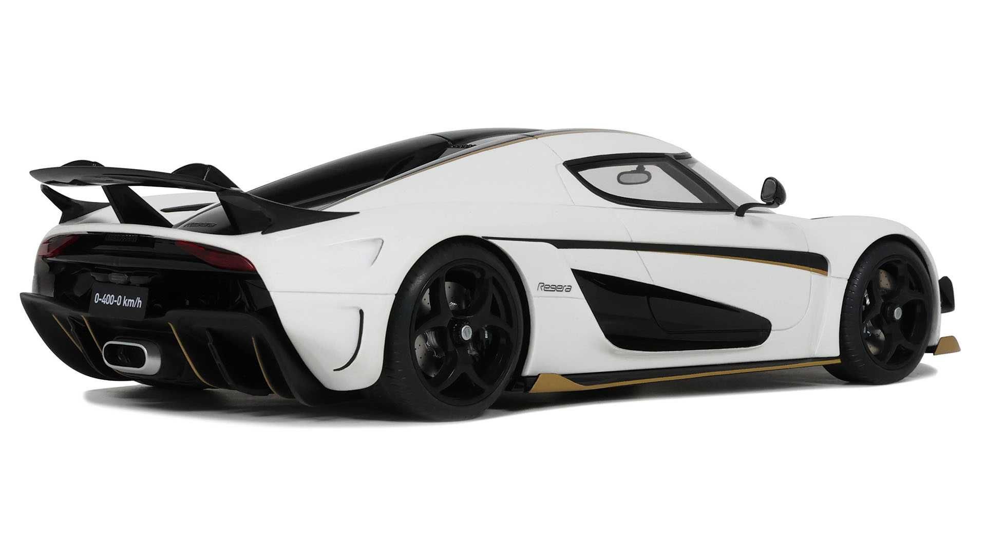Model 1:18 GT Spirit Koenigsegg Regera World Record Car 2023 white