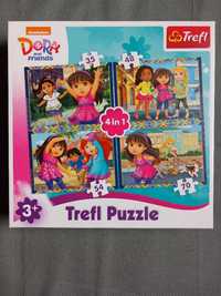 Puzzle Dora i przyjaciele  4w1 Trefl  3+