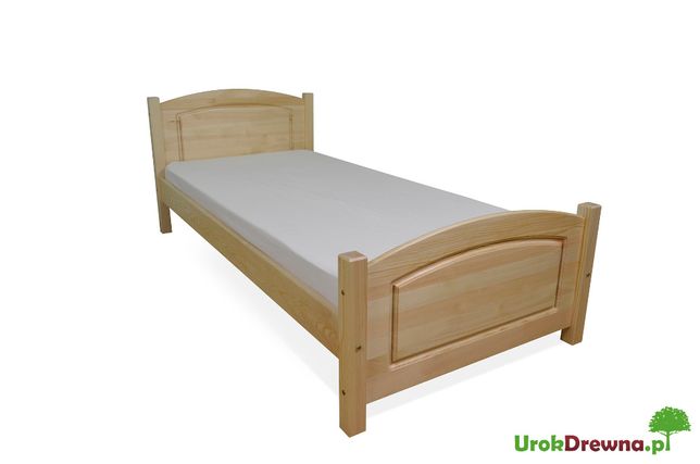 Łóżko drewniane jednoosobowe pojedyncze 90x200 sosnowe Mario, Wysyłka