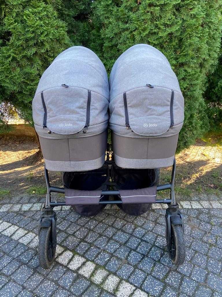Wózek bliźniaczy Fyn Jedo Duo
