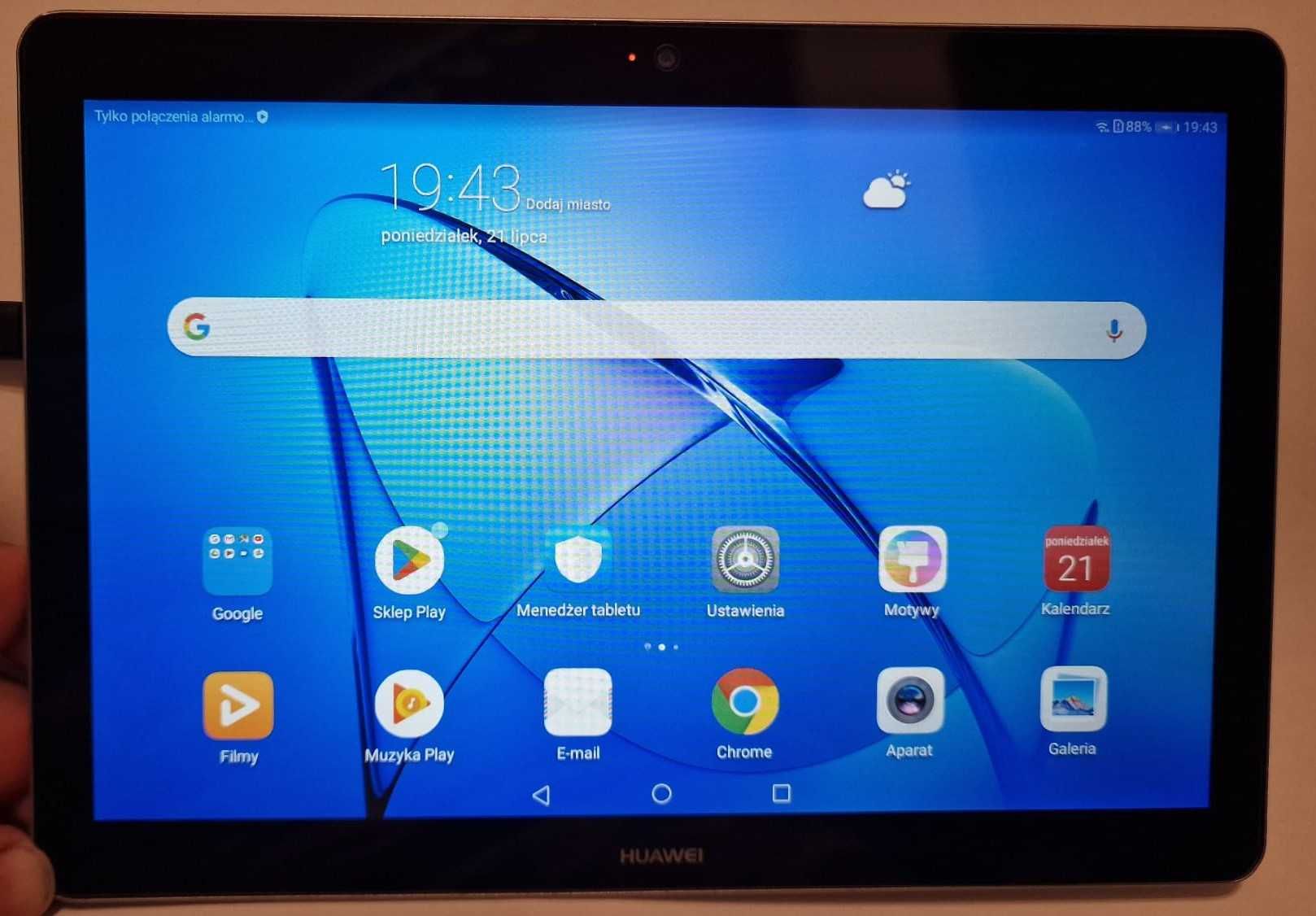 Huawei MediaPad T3 10, LTE sim, GPS, BT, WiFi, 32/2 GB, EMUI 8 + etui