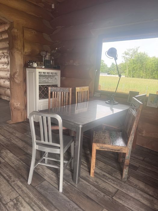 metalowy stół McDOWELL & CRAIG Vintage made in USA Matrixx