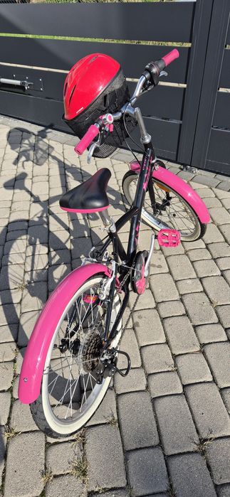Rower 20 cali Btwin stan idealny + gratis kask Btwin M, oraz koszyk