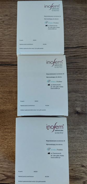 Inofem 3 opakowania po 60 saszetek + GRATIS 37 saszetek