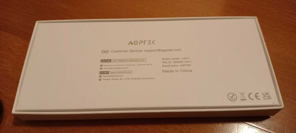 AGPTEK LW11 Smart Watch Refurbished + Box + Charger64286178995713124